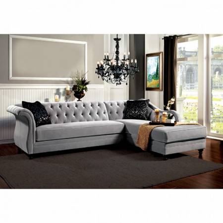 Rotterdam Sectional Traditional Warm Gray